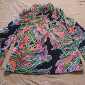 Lilly Pulitzer Skipper Popover 1/2 Zip Size XL